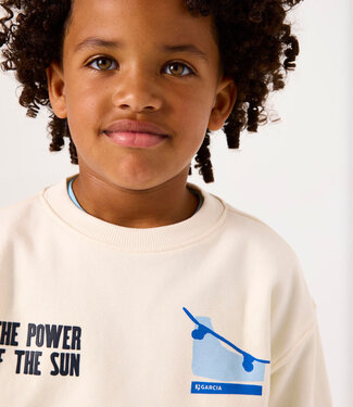 GARCIA Sweater POWER OF THE SUN GARCIE BOYS MINI CREAM