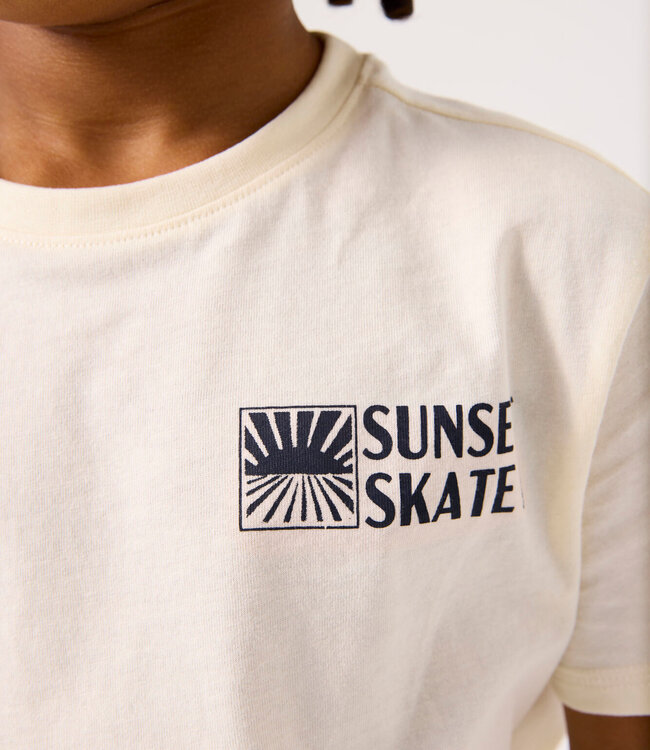 GARCIA T-Shirt SUNSET SKATE GARCIA MINI BOYS CREAM
