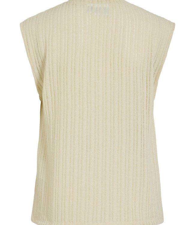 VILA Top AVONA O-NECK VILA BIRCH