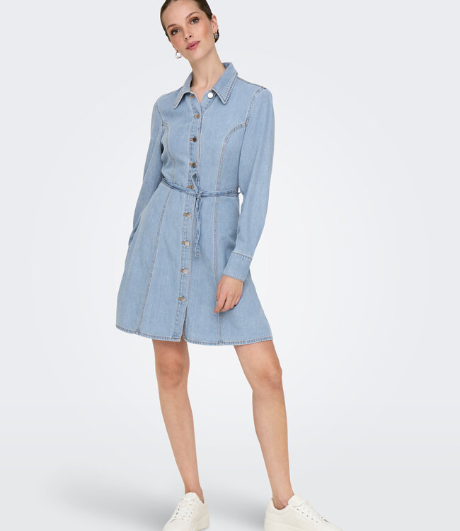 ONLY Kleed JEANS KAMMA BELT LIGHT BLUE DENIM
