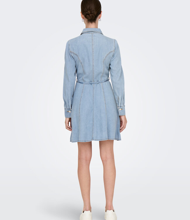 ONLY Kleed JEANS KAMMA BELT LIGHT BLUE DENIM