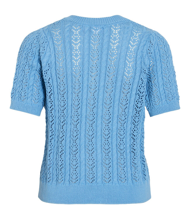 VILA Pull TOTO CABLE VILA BLISSFUL BLUE