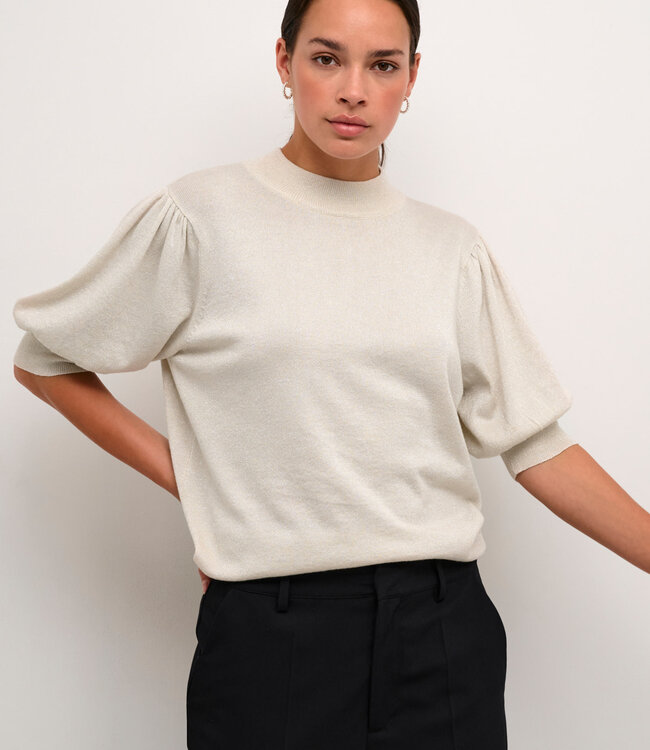 KAFFE Pull REGINA TURTLENECK KAFFE SAND DOLLAR