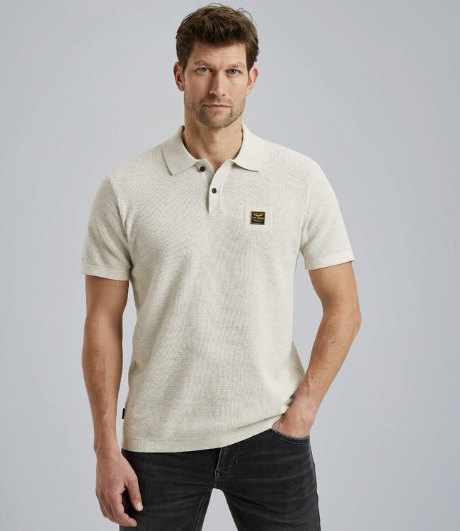 PME LEGEND Polo COTTON PME LEGEND BONE WHITE MELEE