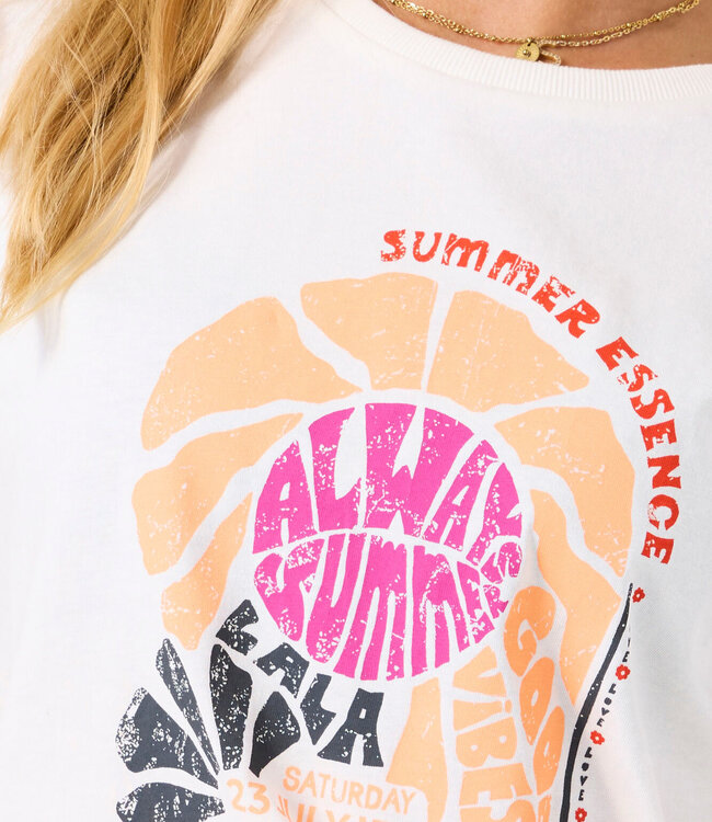 GARCIA T-Shirt ALWAYS SUMMER GARCIA GIRLS WHITE