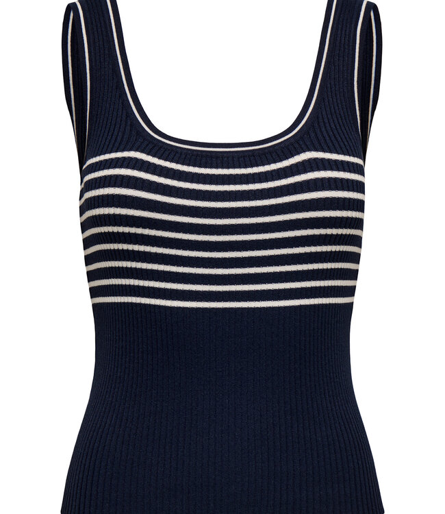 JDY Top NANNA SQUARE STRIPE JDY NAVY BLAZER