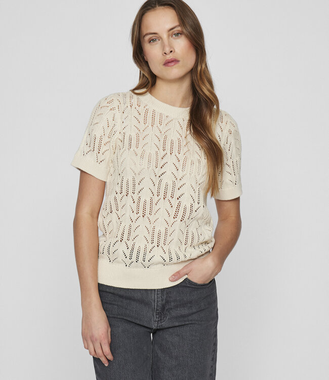 VILA Pull COTTI O-NECK VILA BIRCH