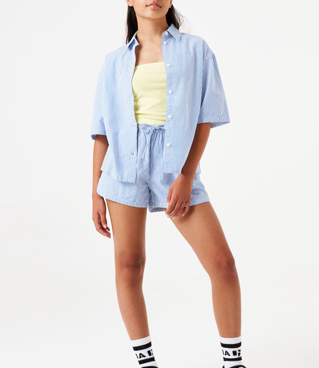 GARCIA Short STRIPE GARCIA TEENS BLUE