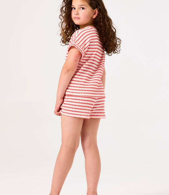 GARCIA Short GARCIA GIRLS MINI ROOD/WIT