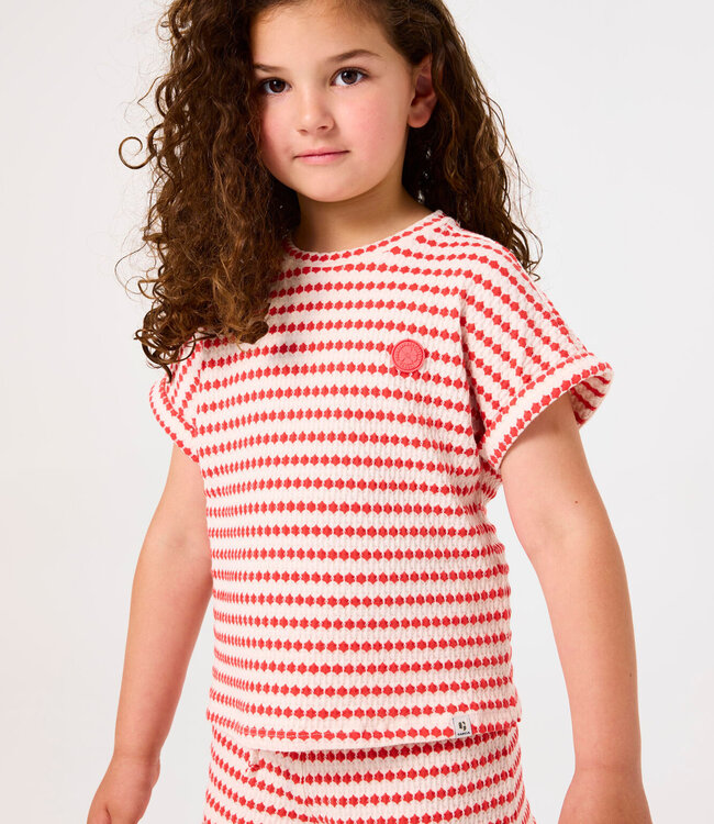 GARCIA Short GARCIA GIRLS MINI ROOD/WIT