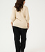 KAFFE CURVE Pull LONI 3/4 SLEEVE KAFFE CURVE FEATHER GREY MELANGE