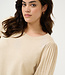KAFFE CURVE Pull LONI 3/4 SLEEVE KAFFE CURVE FEATHER GREY MELANGE