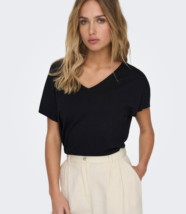 JDY T-Shirt BASICA LOOS JDY BLACK
