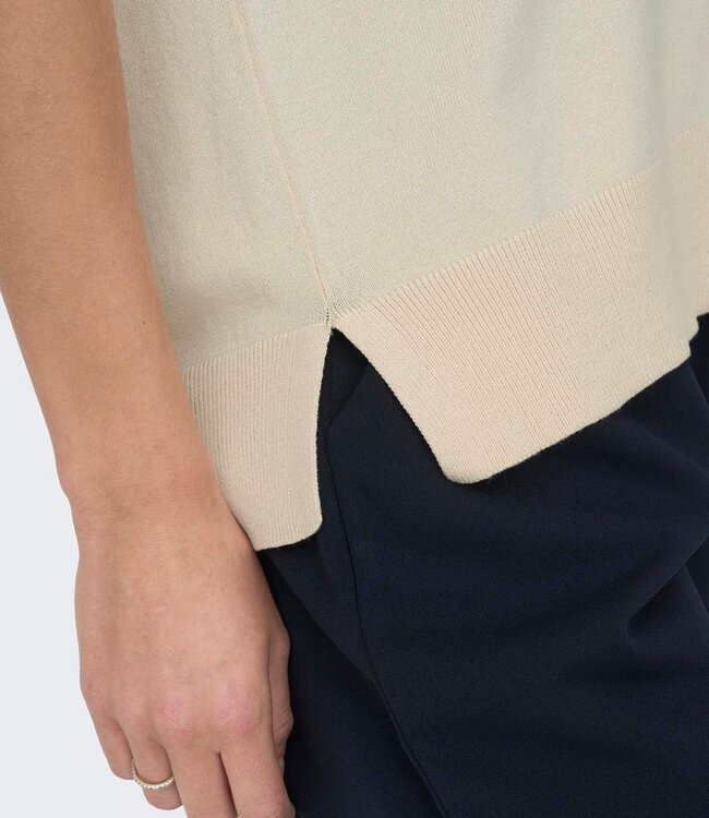 JDY T-Shirt BASICA LOOS JDY SANDSHELL