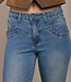 TOXIK3 Broek Jeans Toxik3 PUSH UP  MEDIUM  BLUE Z031