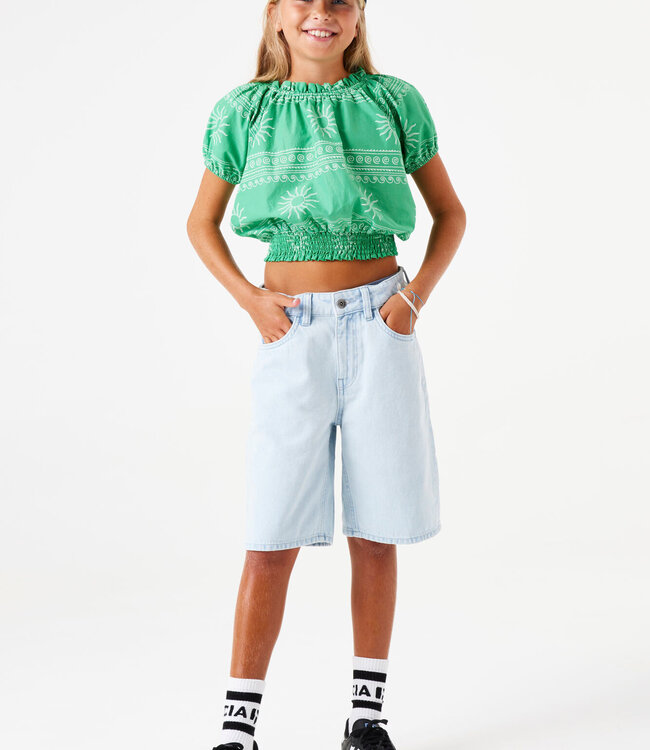 GARCIA Short JEANS KNIE TEENS GARCIA BLEACHED