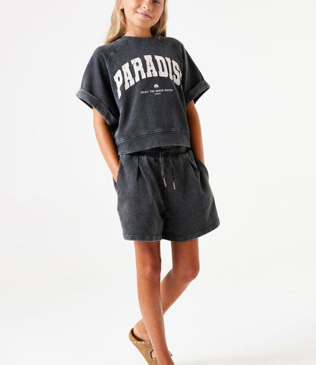 GARCIA Short SWEAT PARADISE TEENS GARCIA DARK GREY