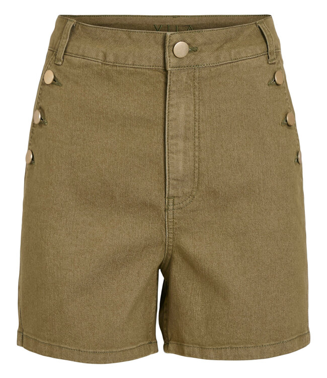 VILA Short OLA BUTTON VILA CAPULET OLIVE