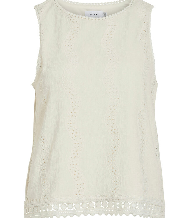 VILA Top TORTENA O-NECK VILA BIRCH