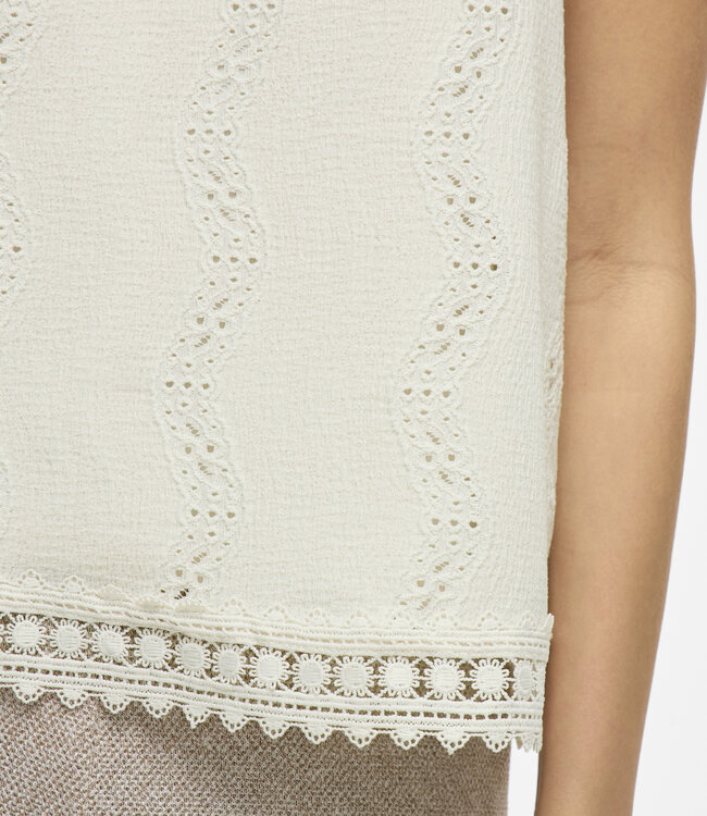 VILA Top TORTENA O-NECK VILA BIRCH