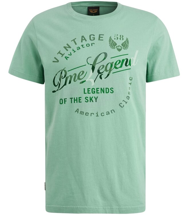 PME LEGEND T-Shirt SINGLE JERSEY PLAY PME LEGEND CAMEO BLUE