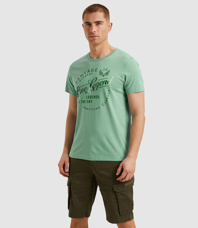 PME LEGEND T-Shirt SINGLE JERSEY PLAY PME LEGEND CAMEO BLUE