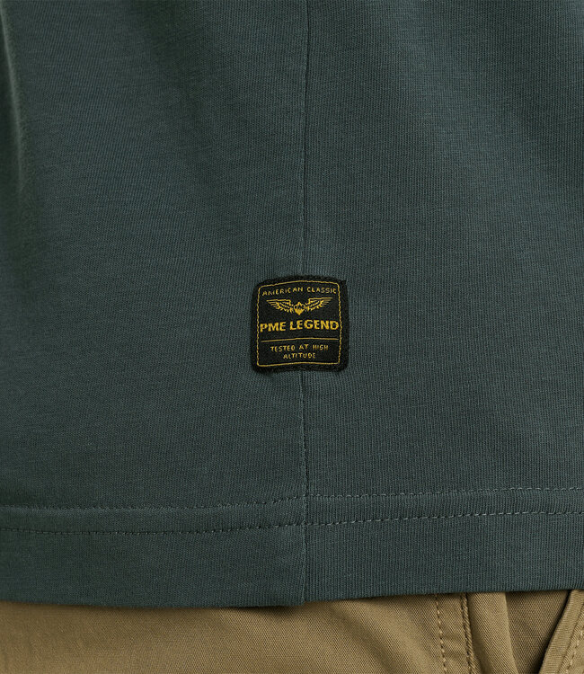 PME LEGEND T-Shirt SINGLE JERSEY PLAY PME LEGEND DARK SLATE