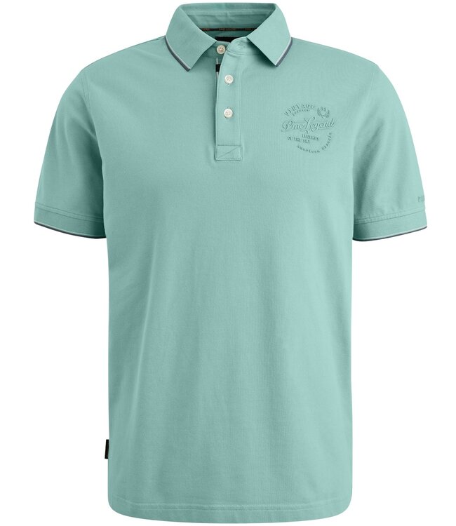 PME LEGEND Polo STRETCH PIQUE PACKAGE PME LEGEND CAMEO BLUE