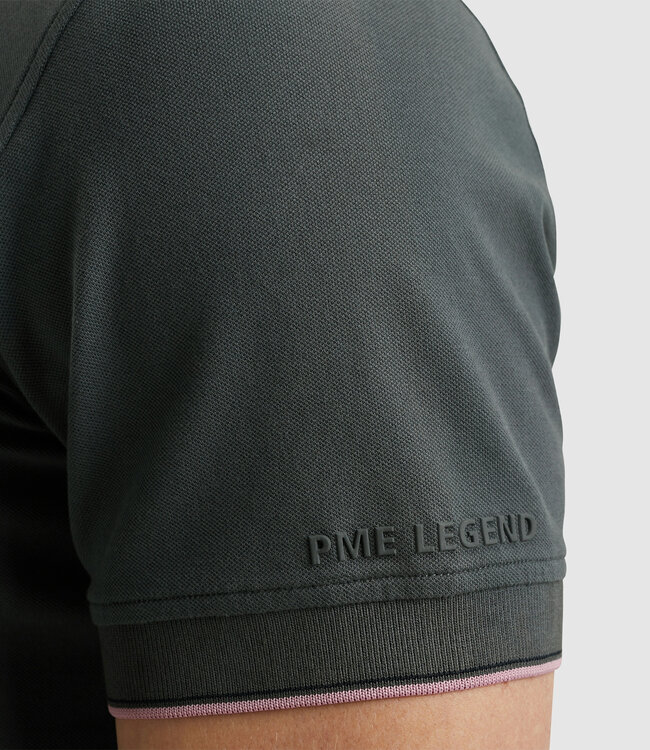 PME LEGEND Polo STRETCH PIQUE PACKAGE PME LEGEND DARK SLATE