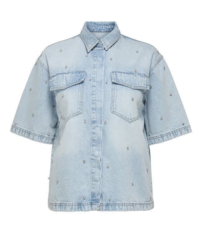 ONLY CARMAKOMA Vest JEANS SOPHIE ONLY CARMAKOMA LIGTH BLUE DENIM