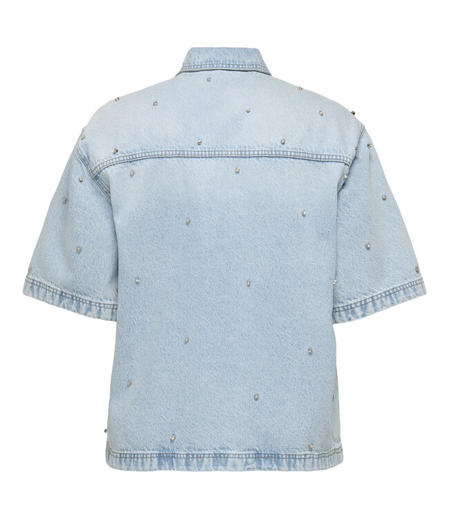 ONLY CARMAKOMA Vest JEANS SOPHIE ONLY CARMAKOMA LIGTH BLUE DENIM