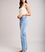 TOXIK3 Broek JEANS STRAIGHT FIT TOXIK3 BLOEMEN EN STRASS Z038