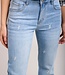 TOXIK3 Broek JEANS STRAIGHT FIT TOXIK3 BLOEMEN EN STRASS Z038