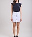 TOXIK3 Rok JEANS KNOPEN WIT TOXIK3 L1628-1