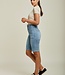 TOXIK3 Short JEANS KNIEHOOGTE TOXIK3 LICHT DENIM H2539
