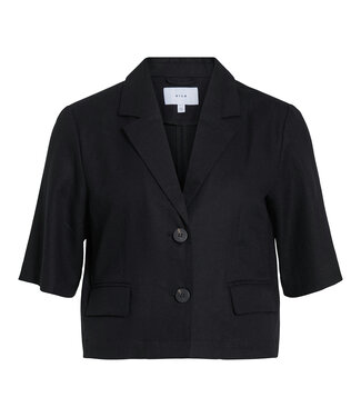 VILA Blazer POCKEY CROPPED Vila BLACK BEAUTY