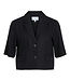 VILA Blazer POCKEY CROPPED Vila BLACK BEAUTY