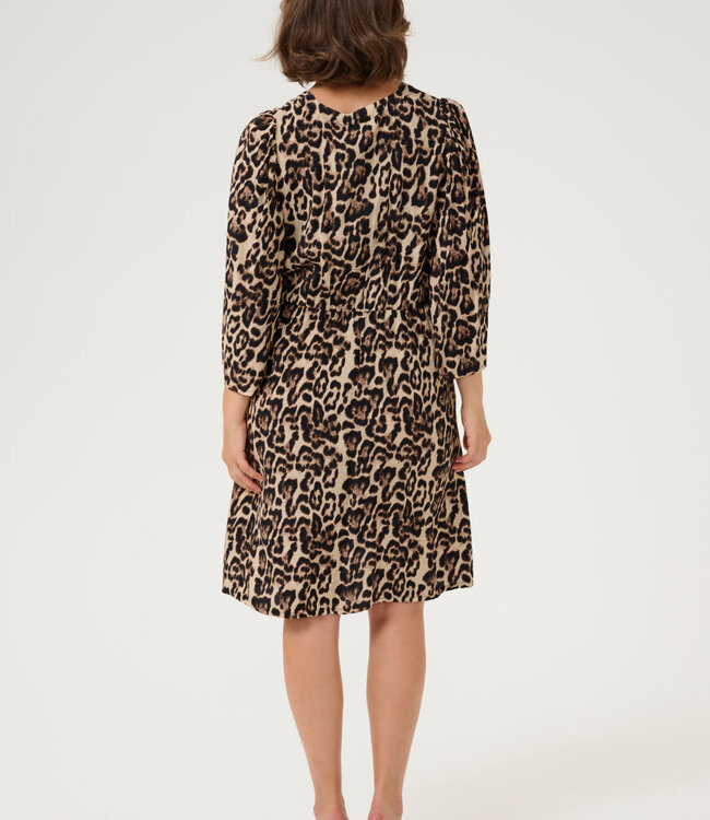 KAFFE Kleed PEDRA KAFFE LEOPARD