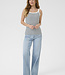 KAFFE Top LIDDY KAFFE CHALK BLACK STRIPE
