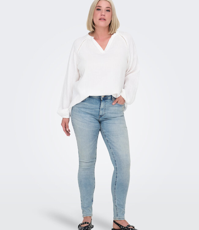 ONLY CARMAKOMA Broek Jeans WILLY SKINNY Carmakoma (NOOS) LIGHT BLUE DENIM