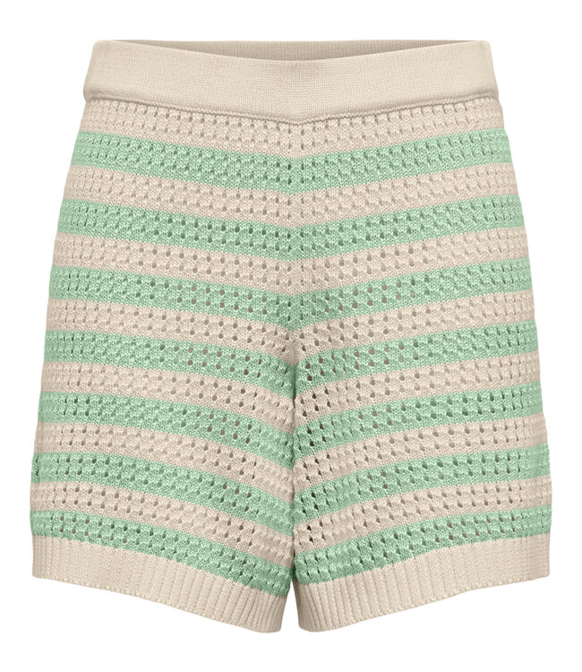 JDY Short TIKKA STRIPES JDY EGG GREEN