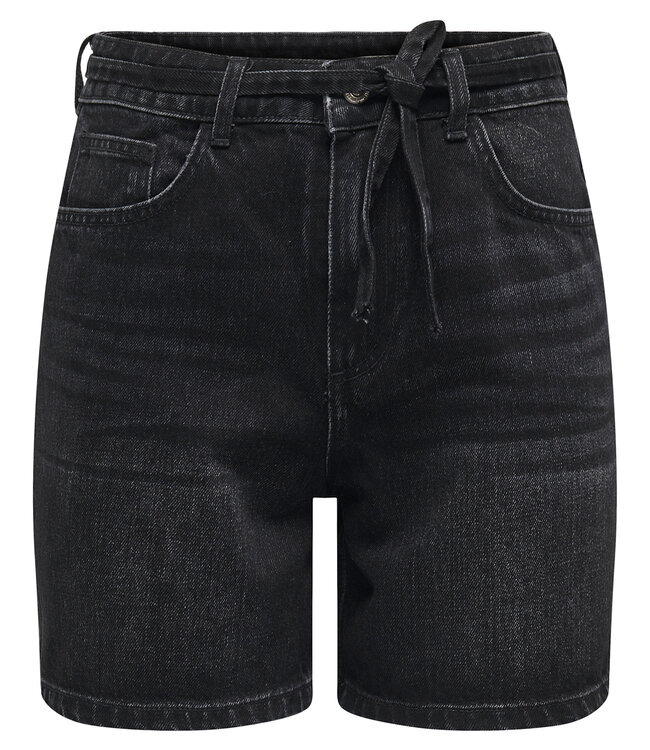 ONLY Short GIANNA BELTED ONLY WASHED BLACK
