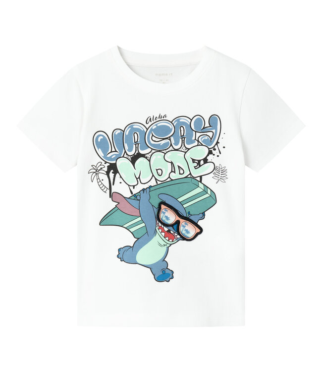 NAME-IT T-shirt MANUEL STITCH Name-It-Boys BRIGHT WHITE
