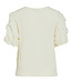 VILA T-Shirt  OTILIA DETAIL BLOEM VILA CLOUD DANCER