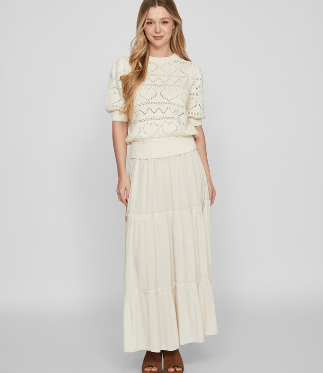 VILA Pull DAFNA GEHAAKT HART VILA BIRCH