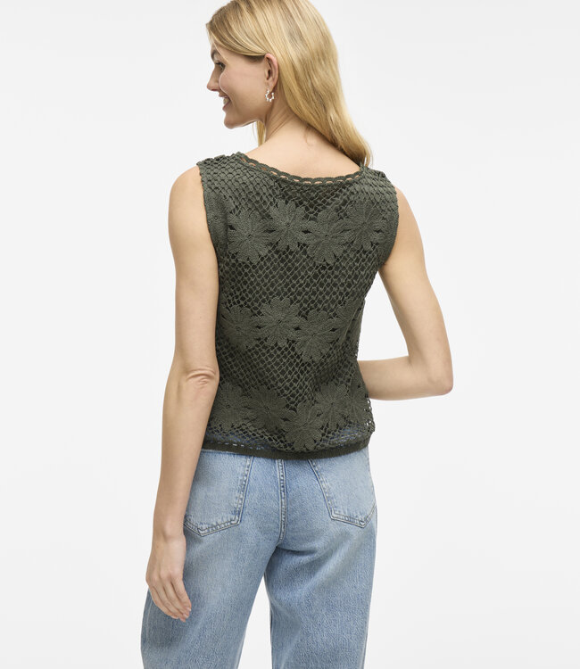 VILA Top CANISA BOATNECK GEHAAKT VILA DEEP DEPHTS