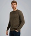 PME LEGEND Pull R-NECK 3 COLOUR MOULINE PME LEGEND OBSIDIAN