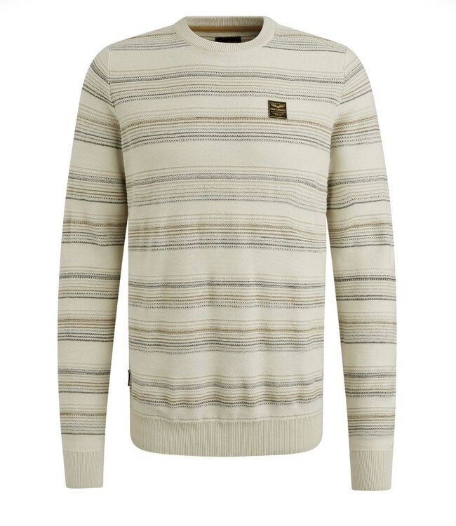 PME LEGEND Pull STRUCTURED STRIPE PME LEGEND BIRCH