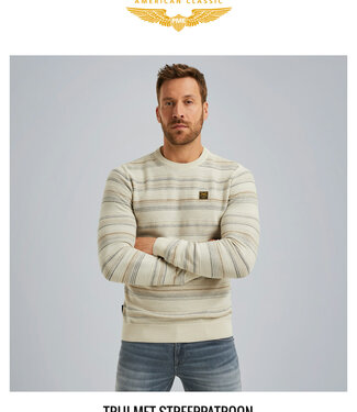 PME LEGEND Pull STRUCTURED STRIPE PME LEGEND BIRCH