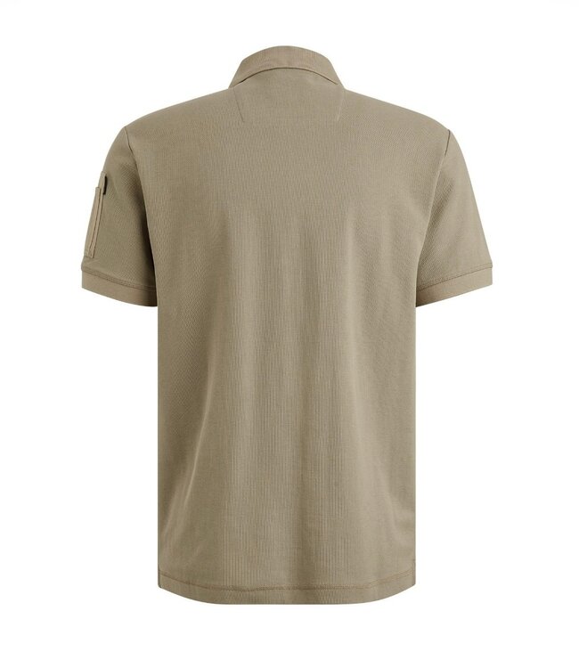 PME LEGEND Polo INTERLOCK ZIP PME LEGEND SILVER SAGE